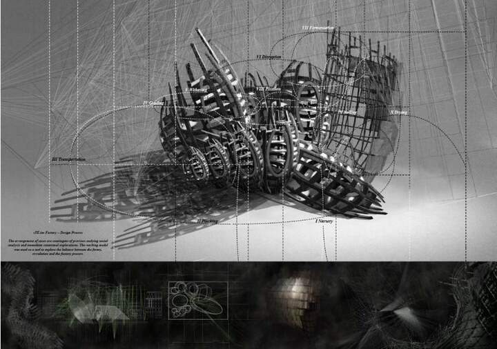 哪些学生的作品有幸参加了英国皇家建筑师协会的作品展？