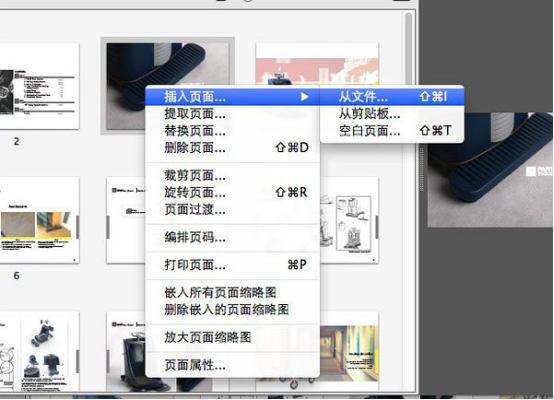 作品集制作技巧-Acrobat软件截图 艺术留学作品集如何巧妙运用PDF文件的页面删减与替换