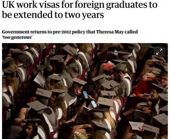 英国留学生重要消息：PSW签证正式复活!